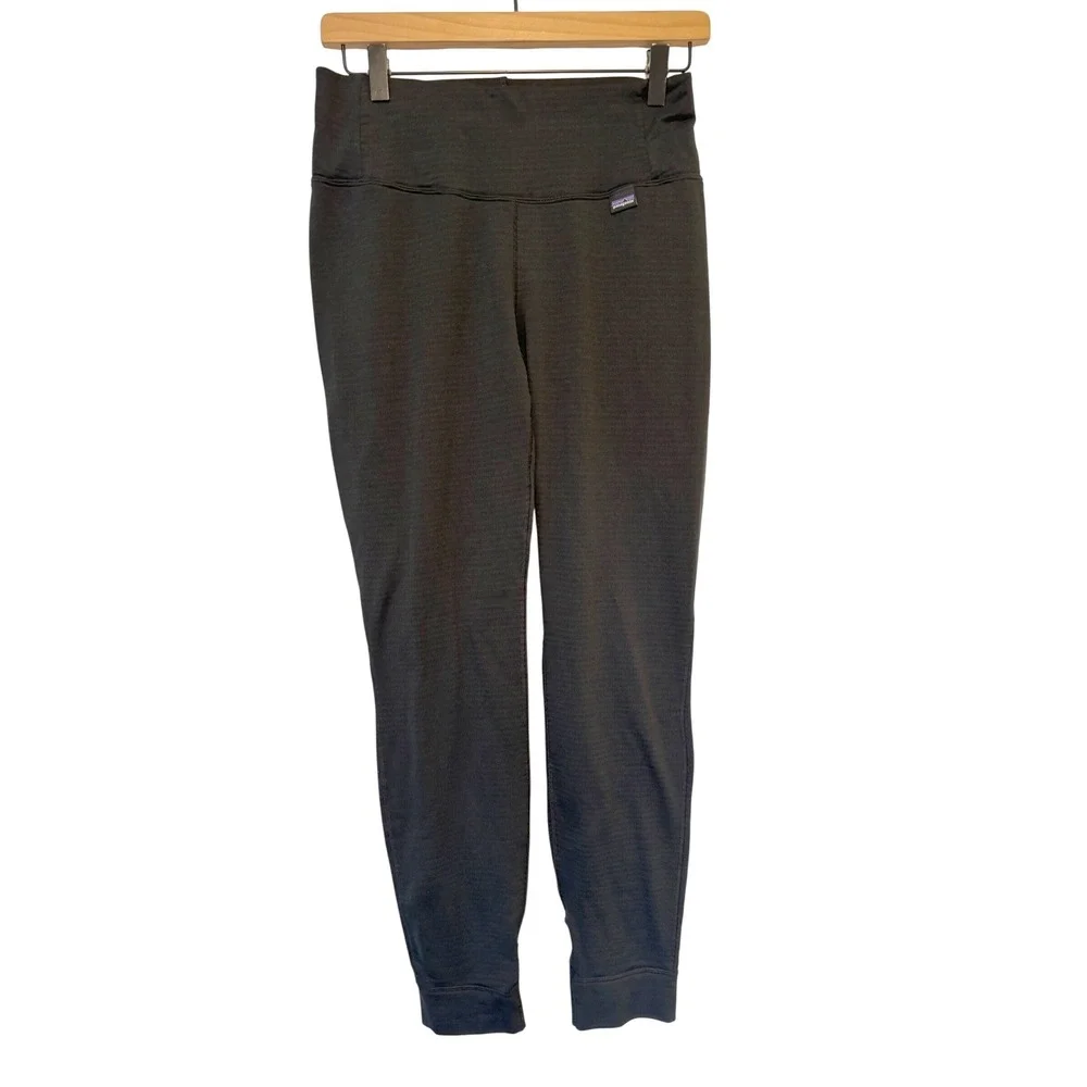 Patagonia Mens Thermal Weight Capilene Baselayer Bottoms Black Small